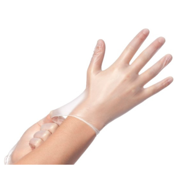Guantes de Vinilo Con Polvo